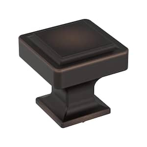 Eleva 1-3/16 in. Traditional Oil-Rubbed Bronze Square Cabinet Knob