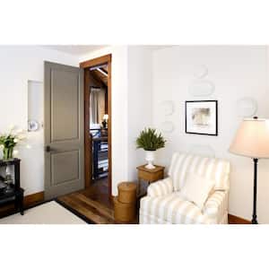 Carved C2020 Smooth 2-Panel Primed MDF Single Prehung Interior Door