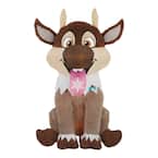 6 ft Baby Sven With Snowflake Holiday Inflatable
