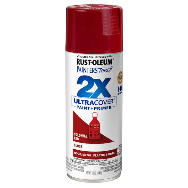 Rust-Oleum 334032 Painter's Touch 2X Ultra Cover Spray Paint, 12 oz, Gloss  Deep Blue
