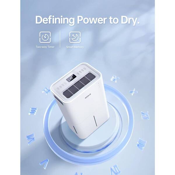 Edendirect 50 pt. 4,000 sq. ft. Dehumidifier for Home in