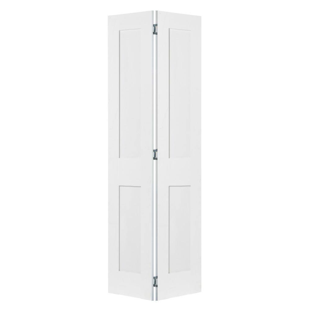 Krosswood Doors 24 in. x 80 in. Shaker 2Panel Solid Hybrid Core Primed