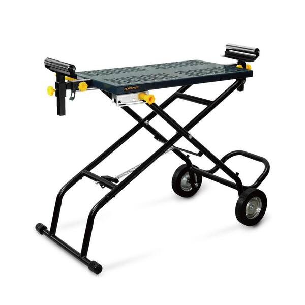 ‎POWERTEC Universal Mounting Deluxe Rolling Stand