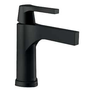 Zura Single Handle Single Hole Bathroom Faucet with Touch2O with Touchless Technology in Matte Black