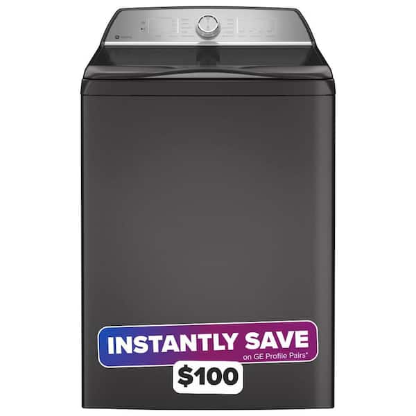 Profile 4.9 cu. ft. High-Efficiency Smart Top Load Washer in Diamond Gray with Microban Technology, ENERGY STAR