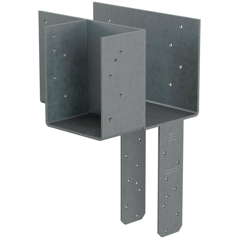Simpson Strong-Tie ECCLRQ L-Shape End Column Cap for 6x Beams, 6x Post ...