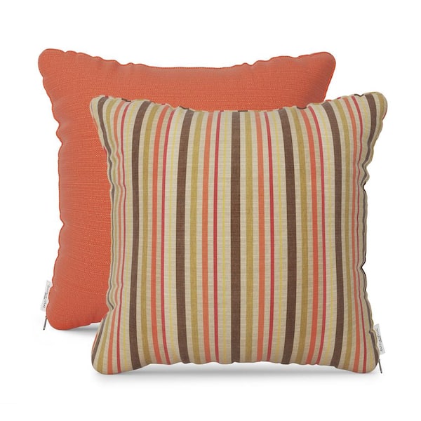 Pillow-To-Cover 18 in. Solano Fiesta/Echo Sangria Pillow Club Chair ...