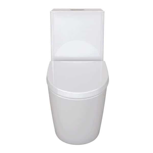 Zeafive Oven 1-Piece Toilet 1.1/1.6 GPF Dual Flush Elongated