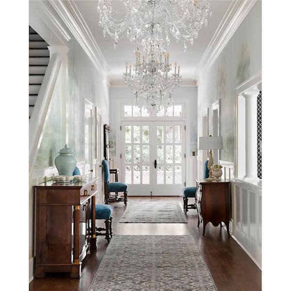 Crystorama Traditional Crystal 16 Light Polished Chrome Crystal Chandelier 1139 CH CL MWP The Home Depot