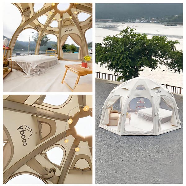 coody 16 ft. x 16 ft. Outdoors Dome Inflatable Tents for Camping