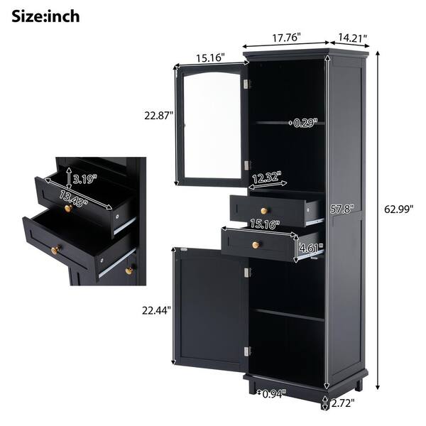 cabinetさま専用 Right Angle 72x20 Low Wall Cabinet with Open Shelf and