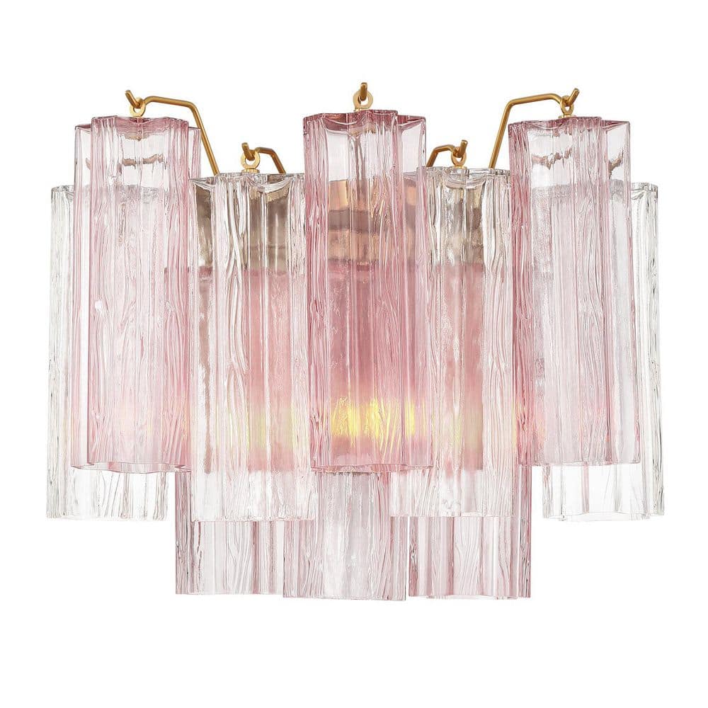 14.5 Addis 2 Light Aged Brass Sconce price history on PriceWatchPro