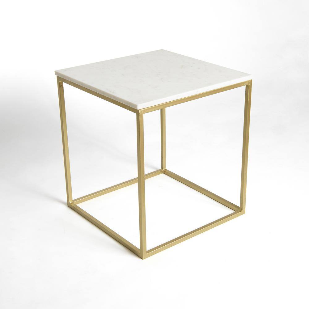 Marble White Square Accent Table price history on PriceWatchPro