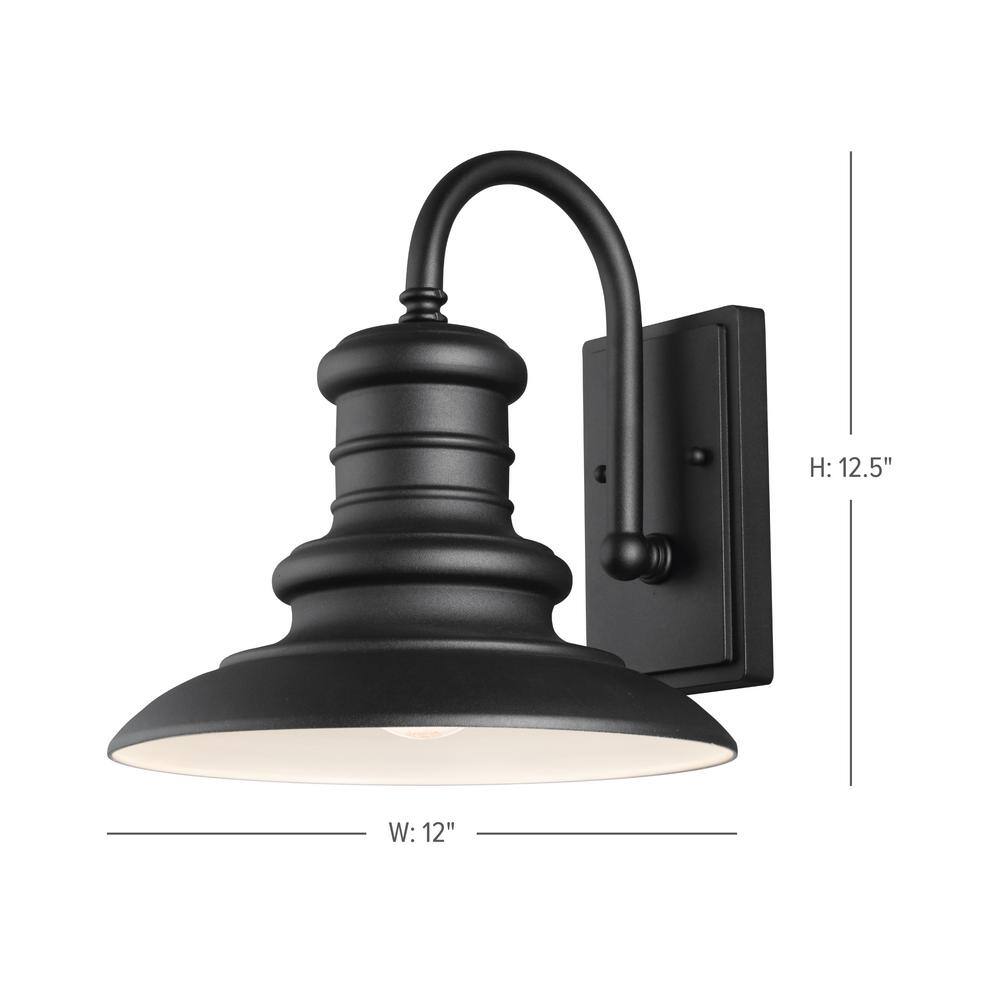 Textured Black Bronze Direct Wired Electric Outdoor Sconce