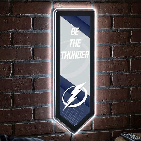Evergreen Tampa Bay Lightning Pennant 9 in. x 23 in. Plug-in LED Lighted  Sign 8LED4375PEN - The Home Depot