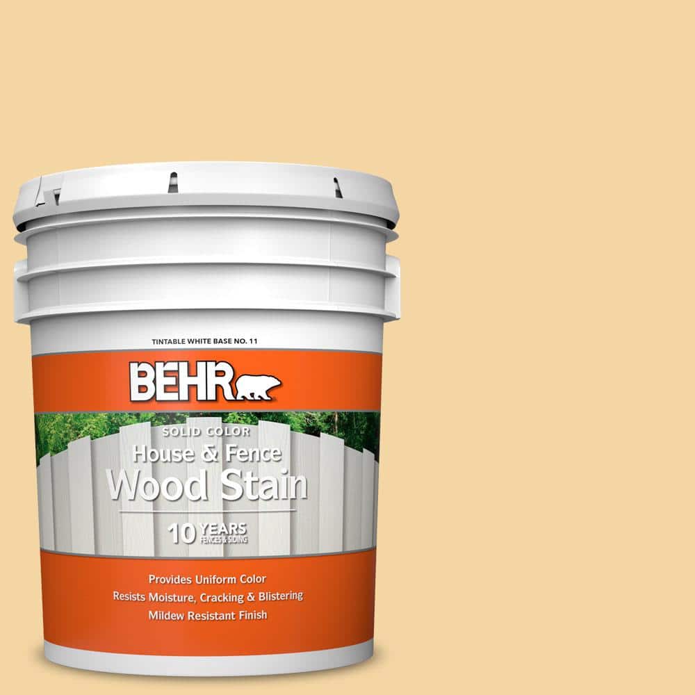 5 gal. #340C-3 Pismo Dunes Solid Color House and Fence Exterior Wood Stain