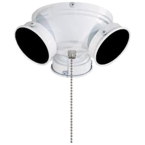 Aire 3-Light LED White Ceiling Fan Universal Light Kit