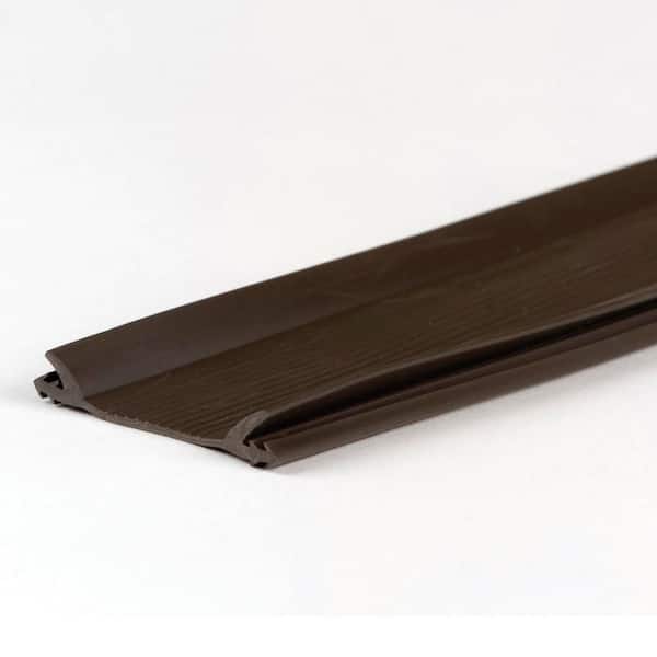 1.78125 in. x 36 in. Brown Vinyl Replacement Insert for Hardwood Door Weatherstripping Threshold