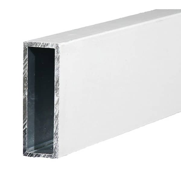 ASSURA 1 in. x 4 in. x 37-3/8 in. White Aluminum Mull Bar