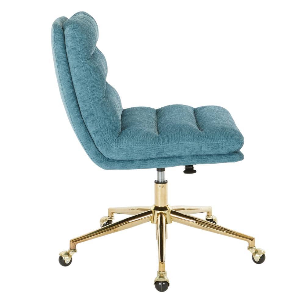 Legacy Sky Gold Armless Swivel Executive Office Chair