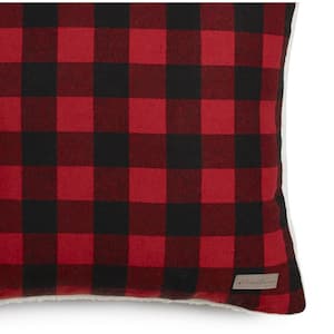 Cabin Plaid 20 in. x 20 in. Throw Pillow