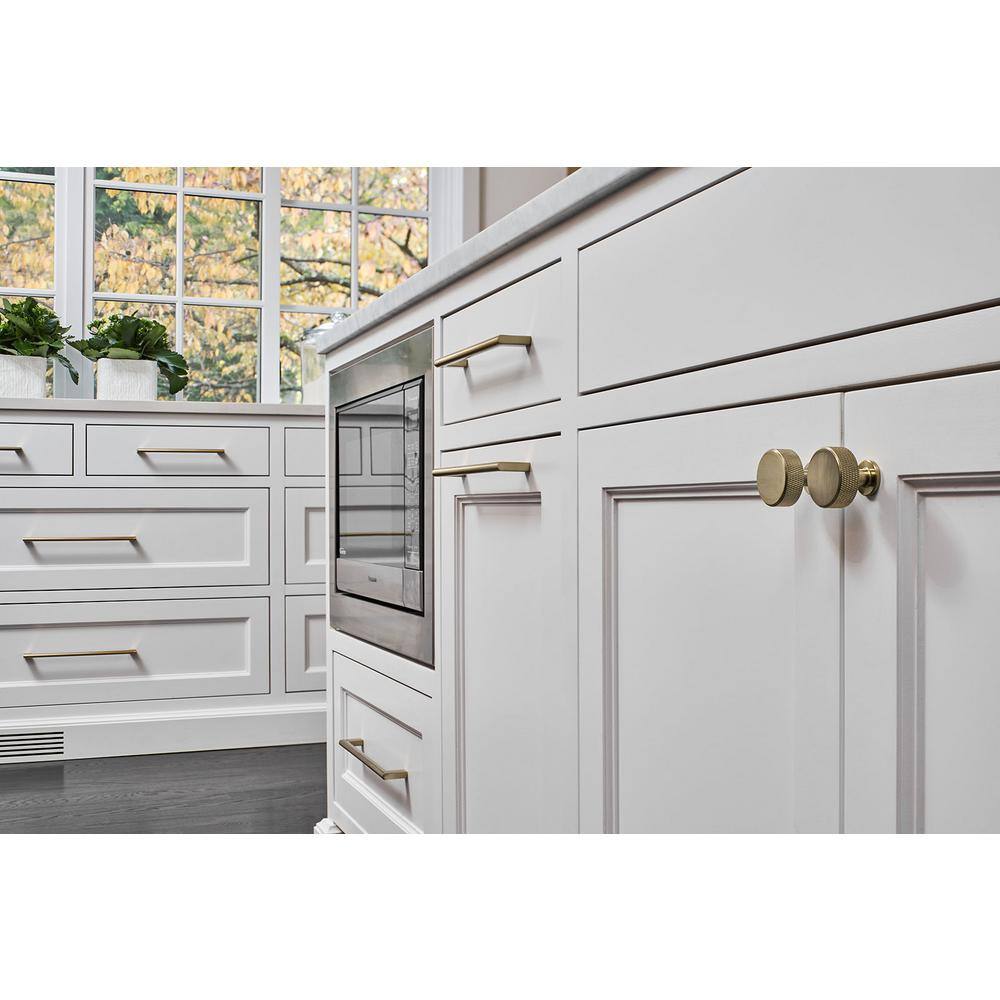 Kent Knurled Satin Brass Round Cabinet Knob Multipack