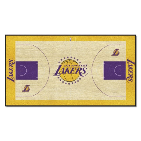 FANMATS Los Angeles Lakers 2 ft. x 4 ft. NBA Court Runner Rug
