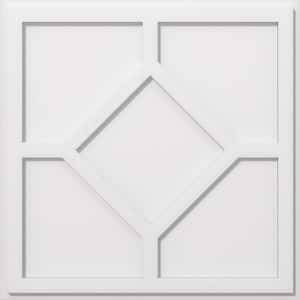 1 in. P X 9 in. C X 26 in. OD Embry Architectural Grade PVC Contemporary Ceiling Medallion