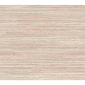 Fountain Grass Clay Red Matte Pre-pasted Paper Wallpaper 60.75 sq. ft