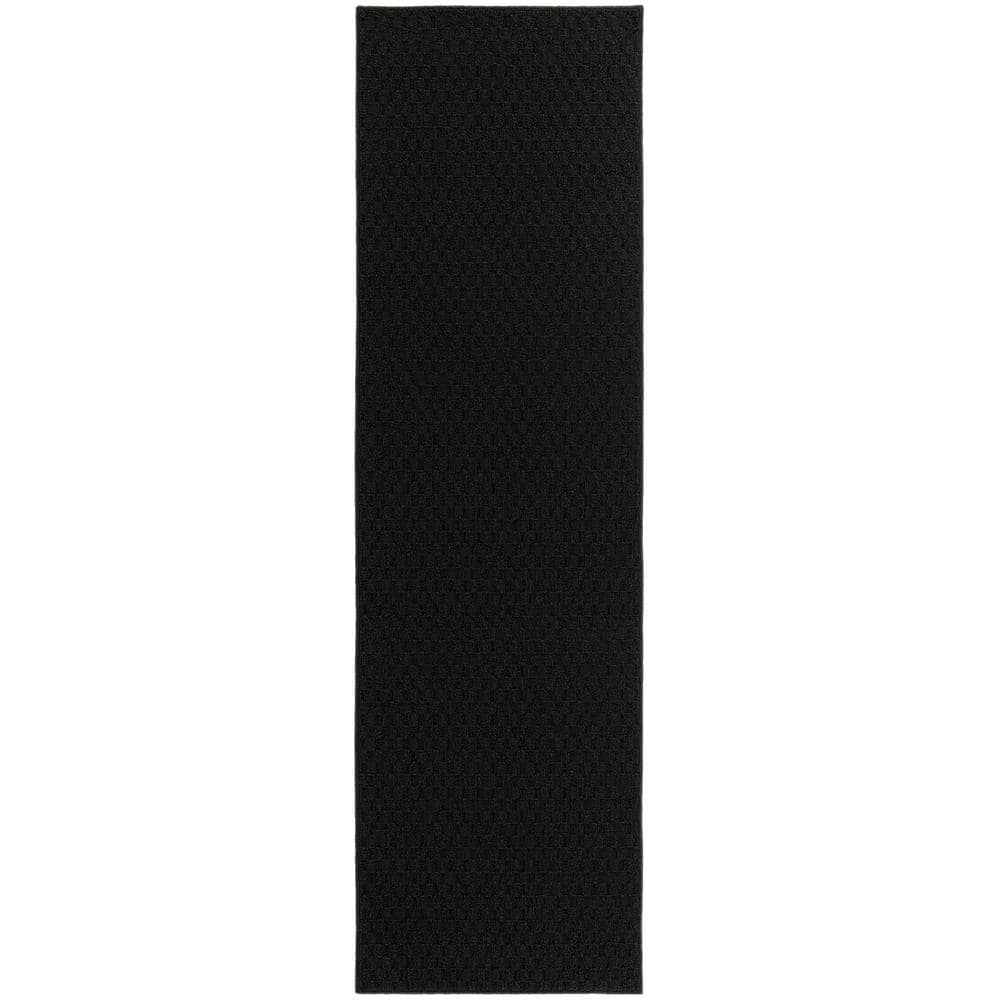 Town Square Black 3 ft. x 8 ft. Runner Rug price history on PriceWatchPro