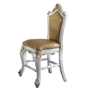Picardy Antique Pearl and Butterscotch PU Side Chair (Set of 2)