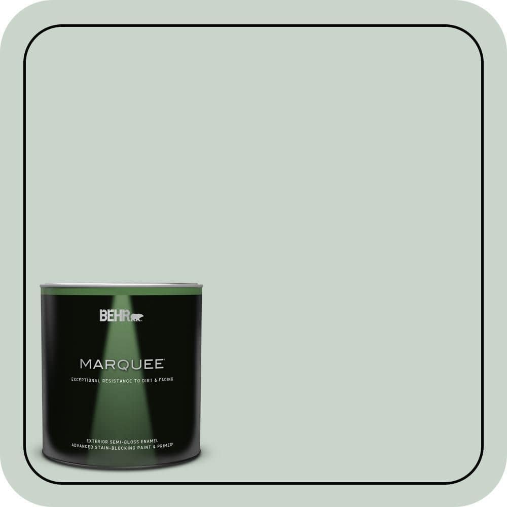 1 qt. #460E-2 Valley Mist Semi-Gloss Enamel Exterior Paint & Primer price history on PriceWatchPro