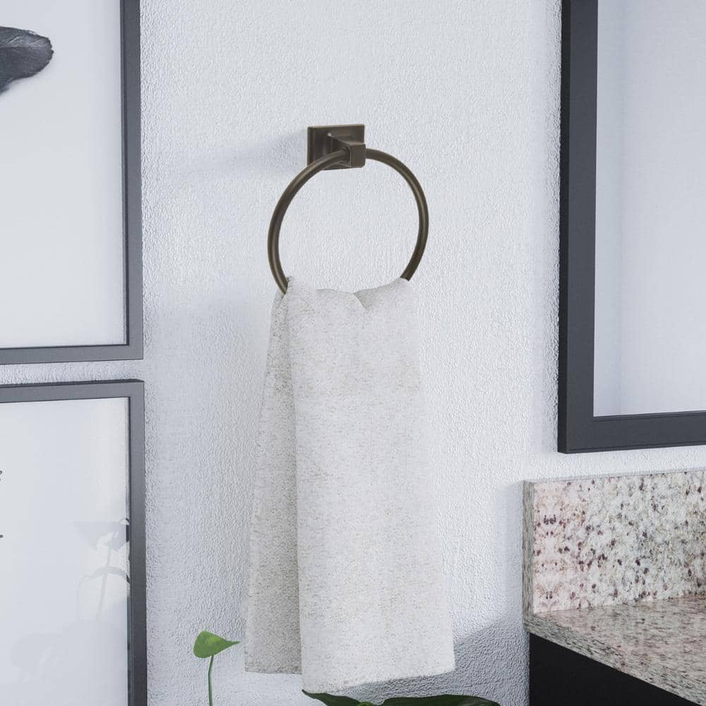Oil Rubbed Bronze Wall Mounted Towel Ring