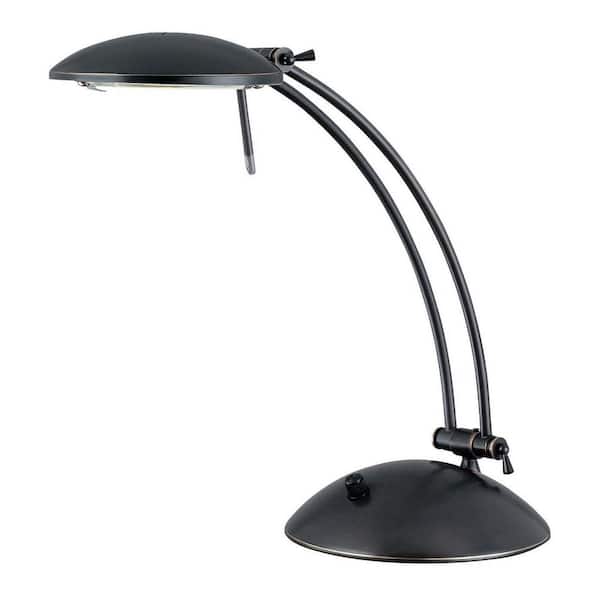 Illumine 17.5 in. Dark Bronze Desk Lamp