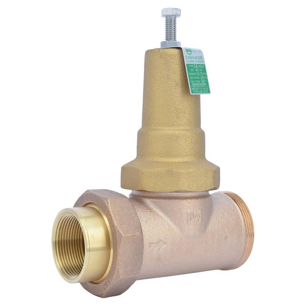 Cash Acme 1-1/2 in. Bronze EB-45 Single Union Pressure Regulating Valve