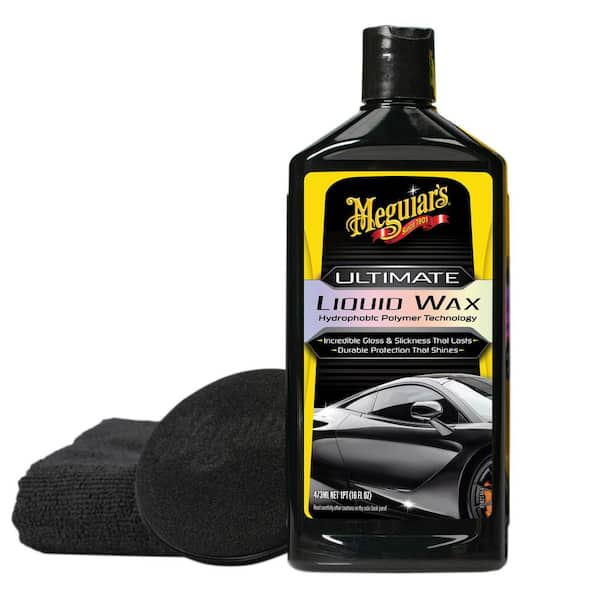  Meguiar's Ultimate Compound (15 oz) Bundle with Foam Pad &  Microfiber Cloth (3 Items) : Automotive