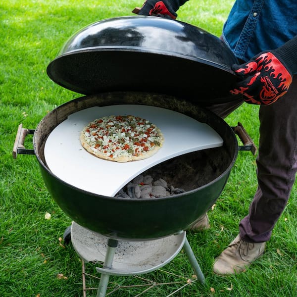 BBQ Dragon Heat Deflecting Ceramic Grill Stone for 22 in. Kettle