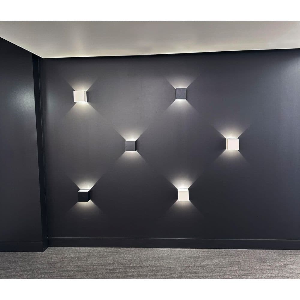 AFX Zoe Transitional 1-Light White Wall Sconce with Acrylic Shade