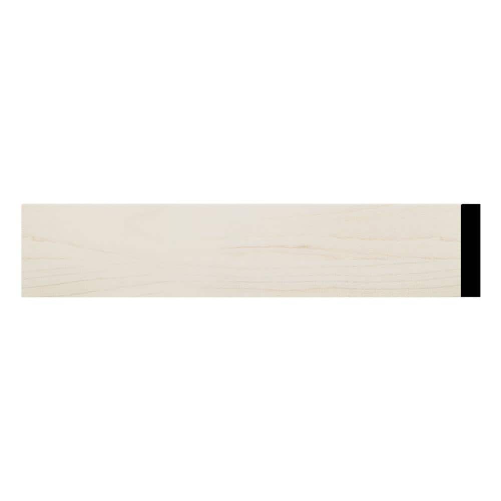 Maple Millwork Ekena Millwork WM266 0.25 in. D x 1.5 in. W x 96 in. L Wood (Maple ...