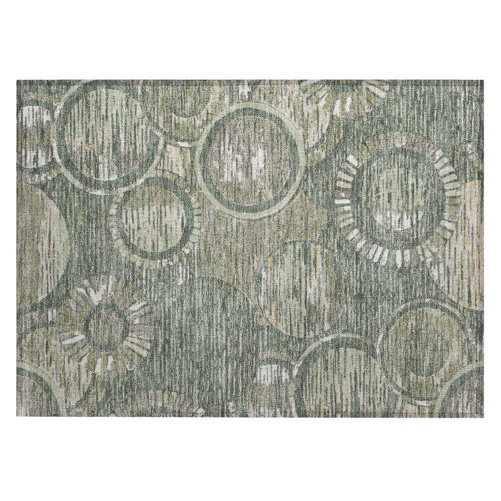 Chantille Machine Washable Indoor/Outdoor Abstract ACN2633 Basil 2 ft. x 3 ft. Accent Rug price history on PriceWatchPro