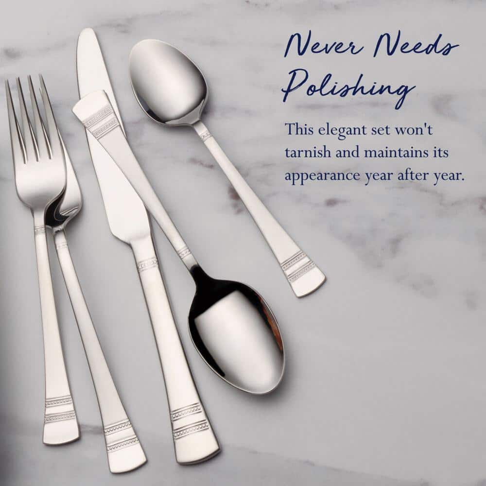 Sapphire Bay 20-pc Flatware Set, Service for 4, Stainless Steel