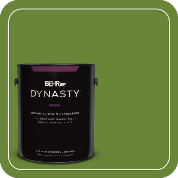 1 gal. #P370-7 Sun Valley Eggshell Enamel Interior Stain-Blocking Paint & Primer