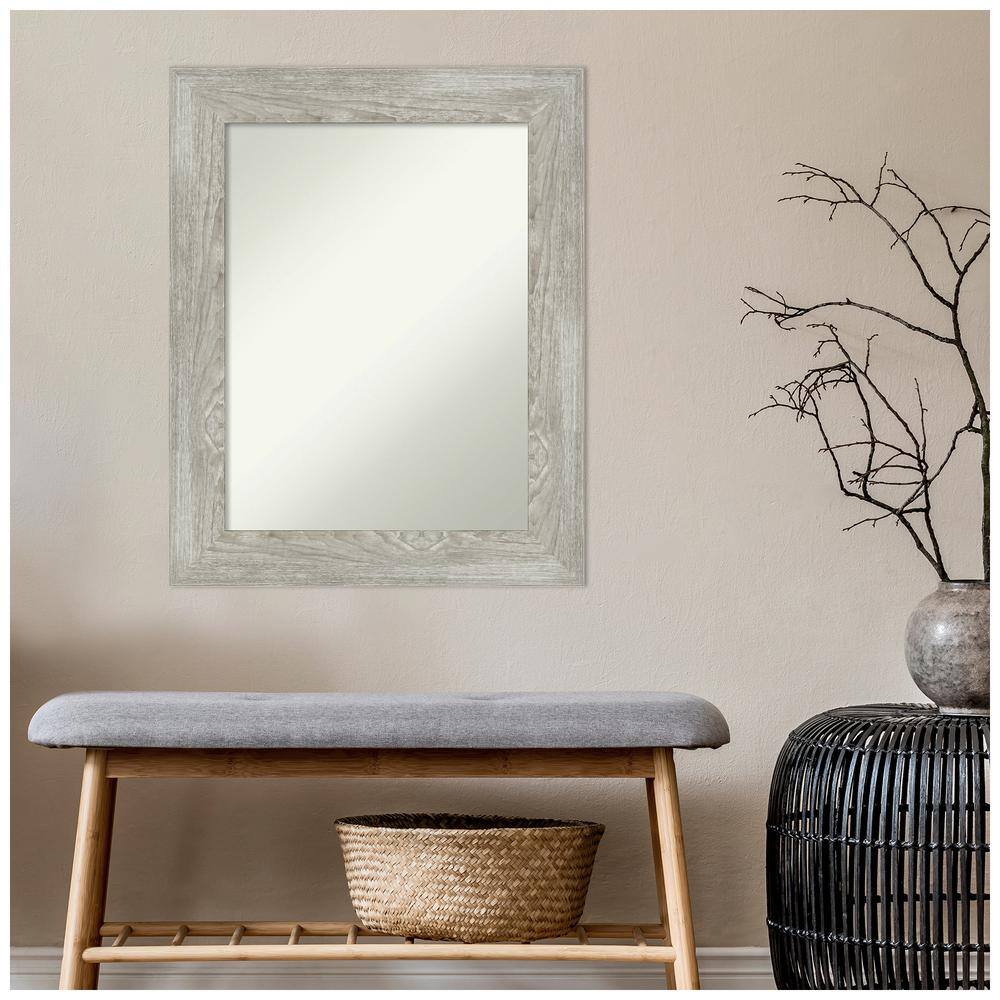 Dove Greywash Medium Rectangular Decorative Wall Mirror