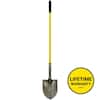 Nupla 48 in. Classic Fiberglass Handle with Round Point Heavy-Duty Steel Shovel and Cushion Grip 75.69-248