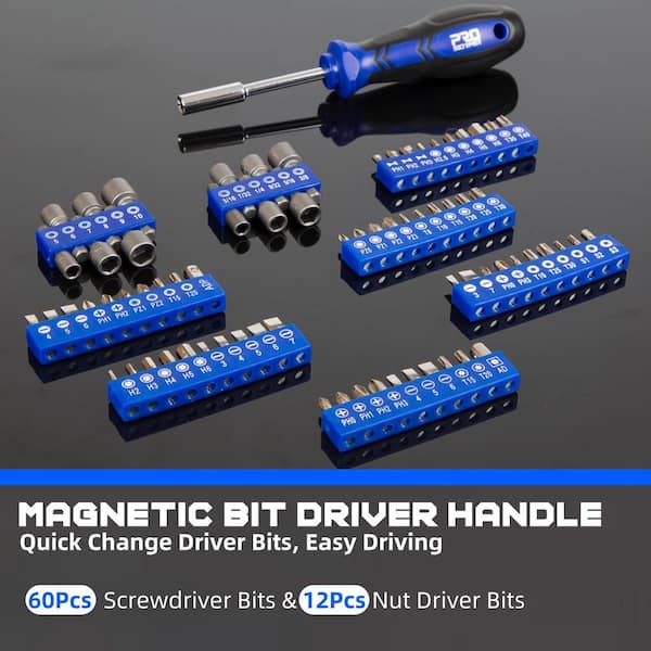 Laybus 240-Piece Blue Mechanic Tool Set, Universal Household Auto