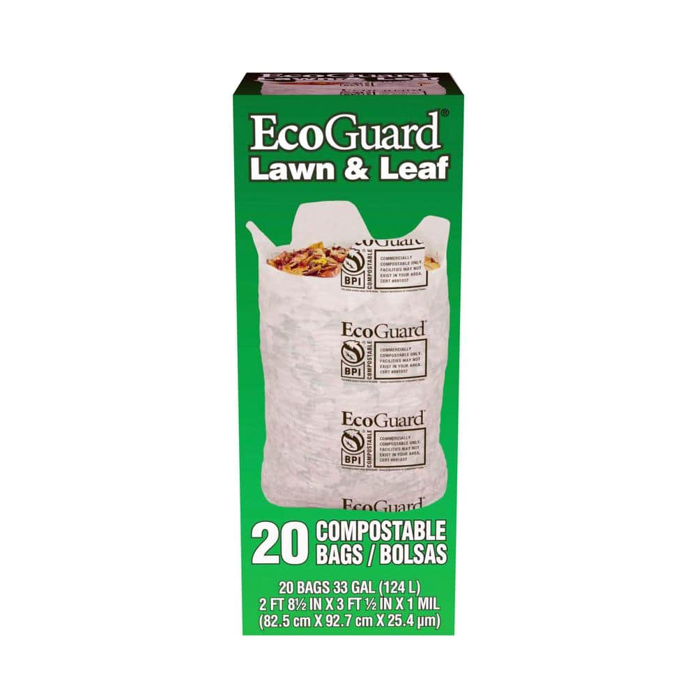 BioBag 33 gal. Certified Compostable Lawn and Leaf Bags (30-Count) 203032 -  The Home Depot