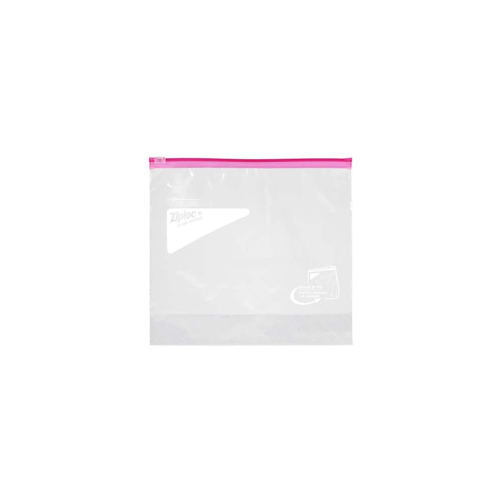 Ziploc Plastic Slider Storage Bags Quart (42-Pieces)-624755 - The Home ...