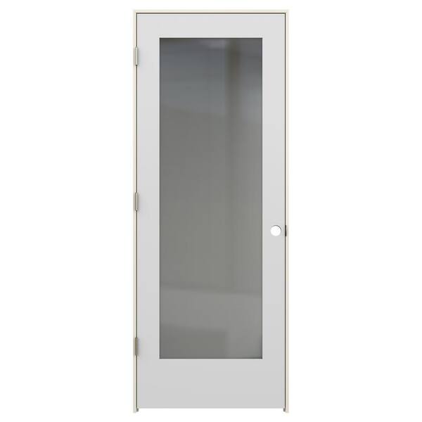 JELD-WEN 28 in. x 80 in. Tria Fog Right-Hand Mirrored Glass Molded Composite Single Prehung Interior Door