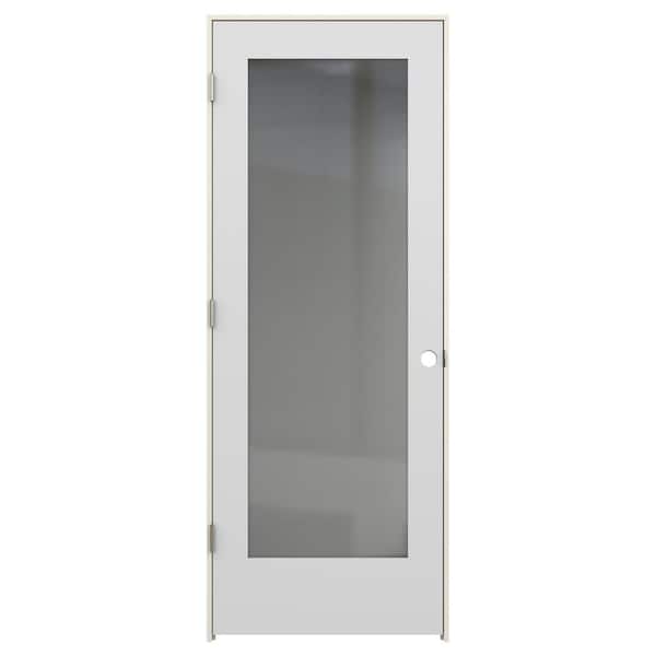 JELD-WEN 32 in. x 80 in. Tria Fog Right-Hand Mirrored Glass Molded Composite Single Prehung Interior Door