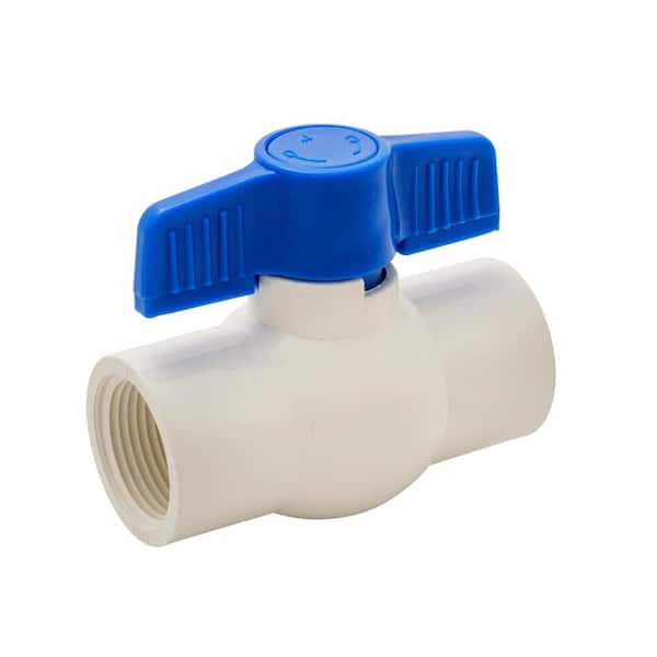 Everbilt 1 in. PVC FPT Schedule 40 Ball Valve